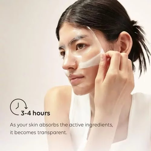 Woman using Biodance Bio-Collagen Real Deep Mask for hydration and glass skin glow