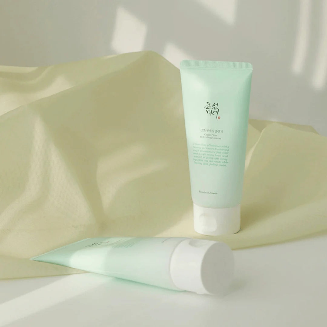 Beauty of Joseon Green Plum Refreshing Cleanser – gentle Korean face wash with green plum extract for refreshed skin.