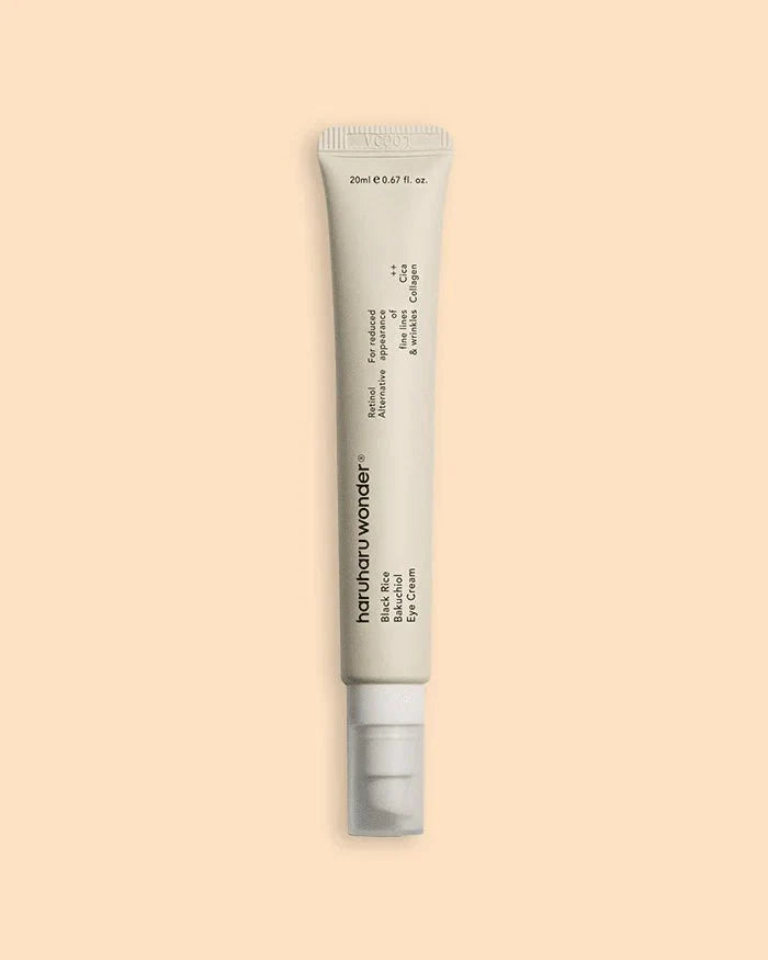 Haruharu Wonder Black Rice Bakuchiol Eye Cream – lightweight anti-aging eye cream to brighten and hydrate under-eye area