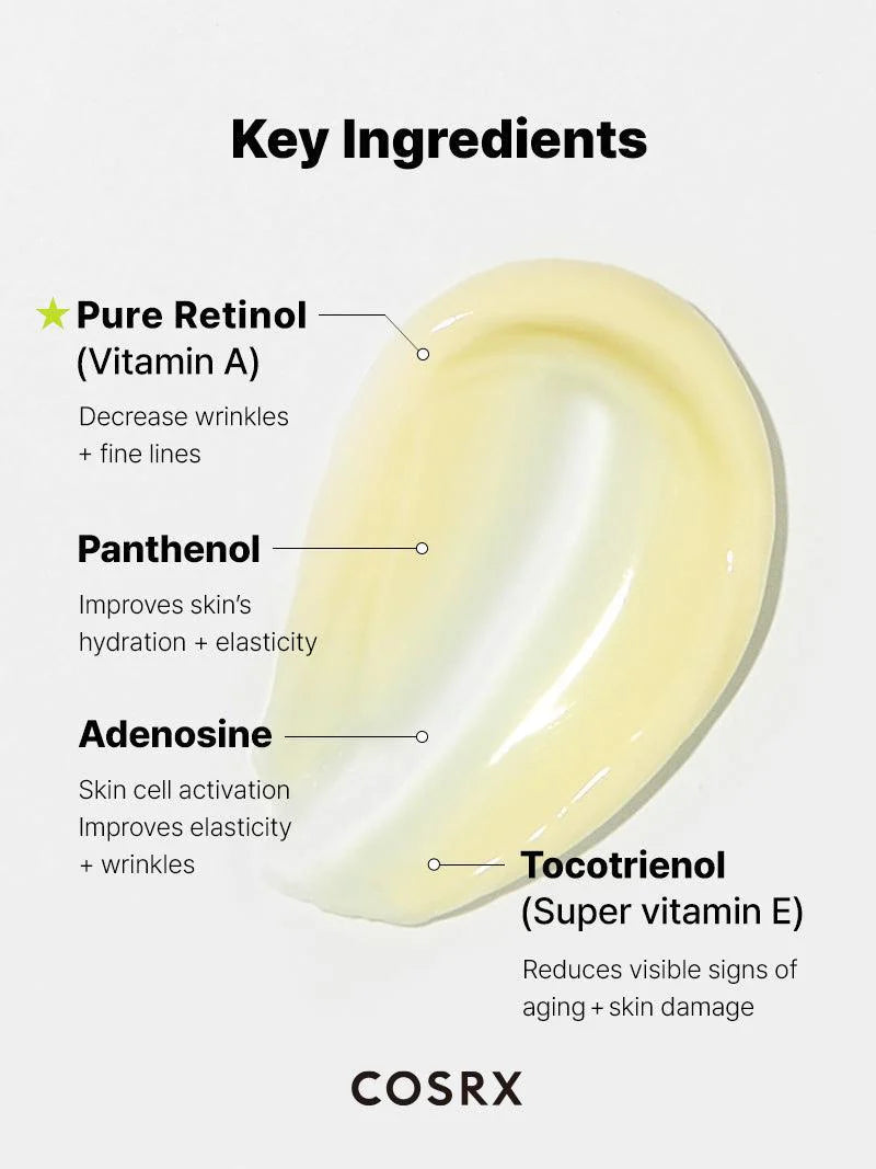 COSRX Retinol 0.1 Cream – key ingredients and benefits
