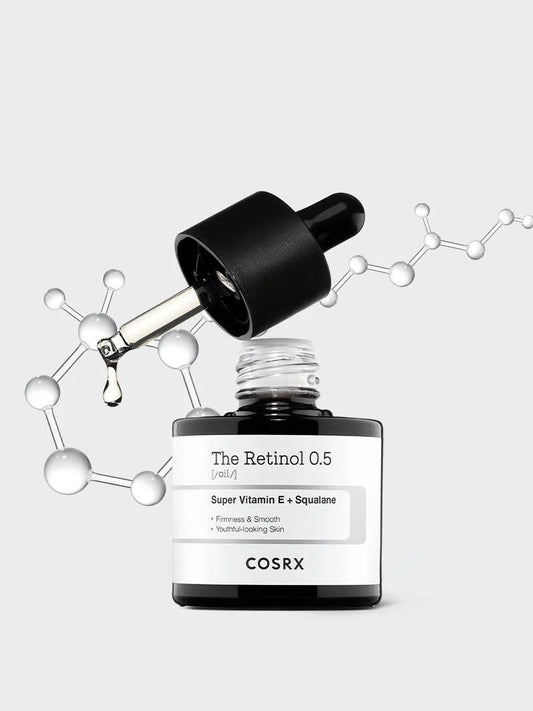 COSRX Retinol 0.5 Oil – anti-aging night oil with pure retinol.