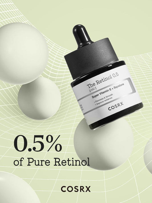 COSRX Retinol 0.5 Oil – concentrated 0.5% pure retinol formula